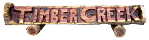 Timber Creek Wood Sign